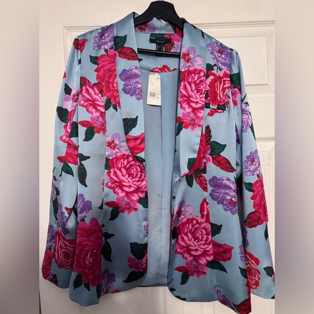 Floral Blazer